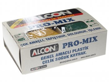 271 р. Сварка холодная 80г PRO-MIX для пластика и стали двухкомпонентная ALCON ALCON m-2207  с доставкой в г. Керчь. Увеличить фотографию 2