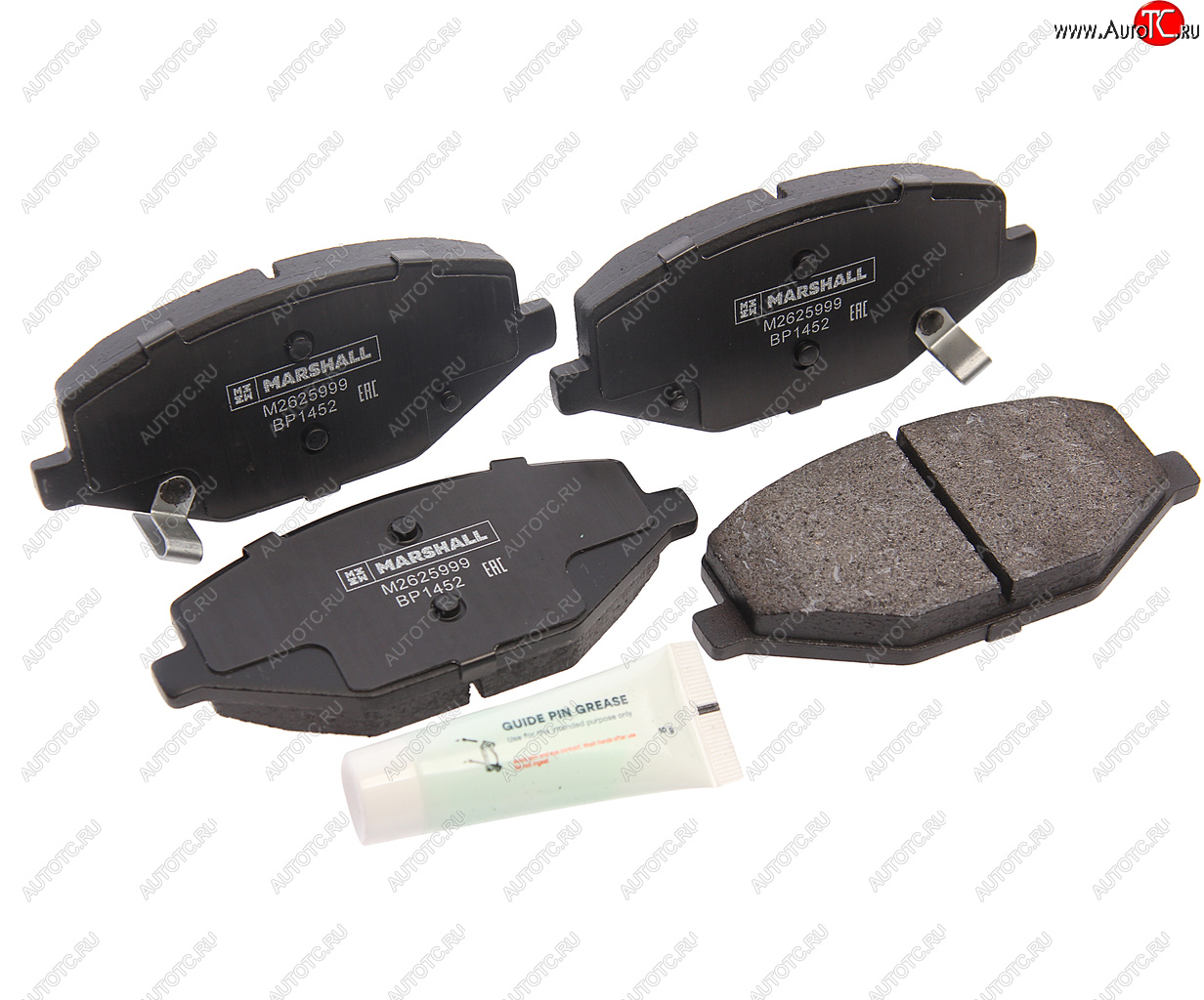 3 279 р. Комплект передних колодок дисковых тормозов (4 шт.) MARSHALL Geely Coolray SX11 дорестайлинг (2018-2023)  с доставкой в г. Керчь