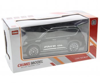3 299 р. Модель автомобиля NISSAN Patrol 1:24 (свет, звук) металлическая NO NAME m 332-1  с доставкой в г. Керчь. Увеличить фотографию 1