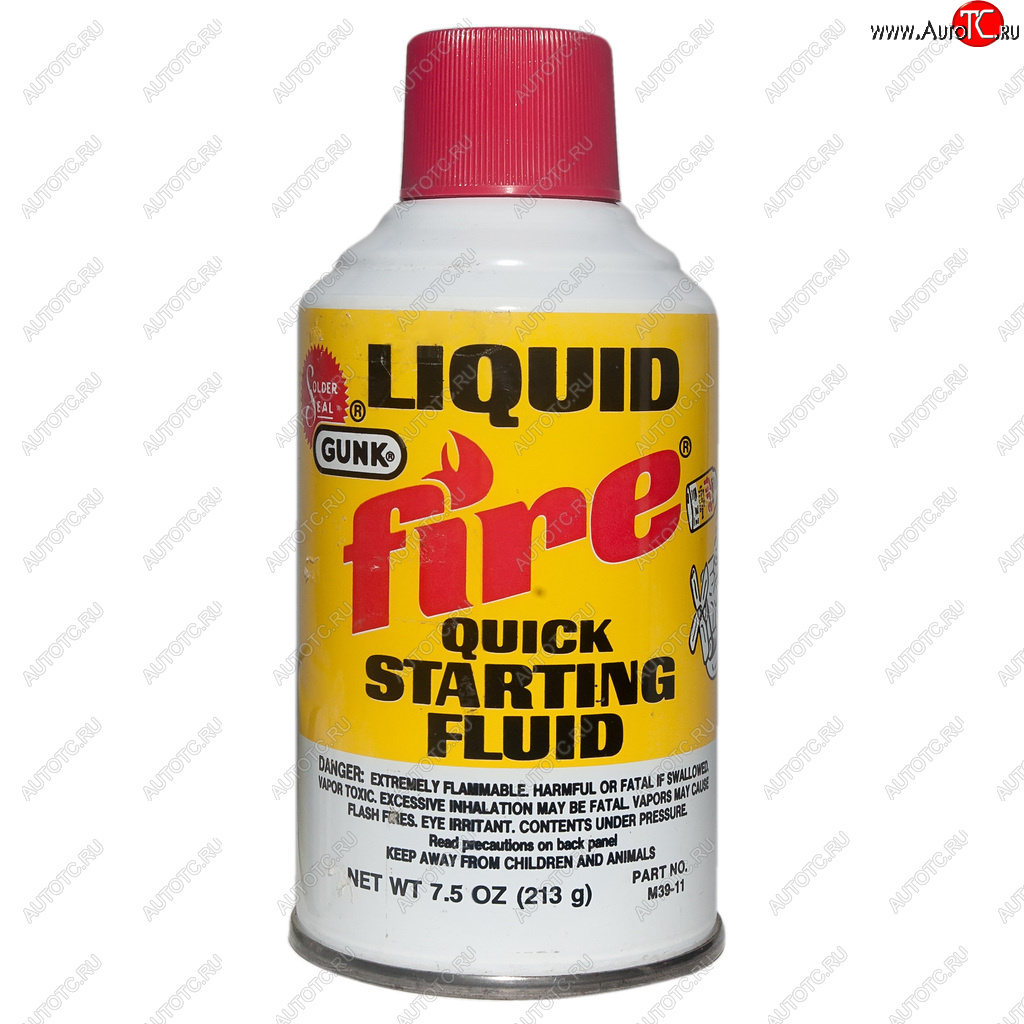 419 р. Жидкость для запуска двигателя FIRE эфир 35% аэрозоль 213г GUNK GUNK m3911  с доставкой в г. Керчь