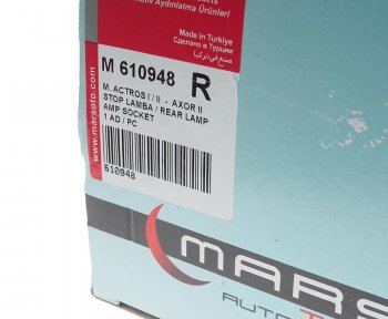 3 089 р. Фонарь задний MERCEDES Actros правый (525х140мм) АМР разъем сбоку MARS TECH MARS TECH m610948  с доставкой в г. Керчь. Увеличить фотографию 3