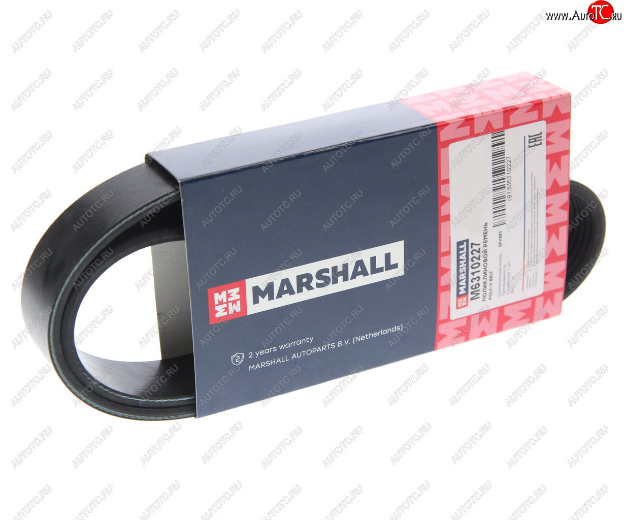 899 р. Ремень приводной поликлиновой 8PK880 MARSHALL MARSHALL m6310227  с доставкой в г. Керчь