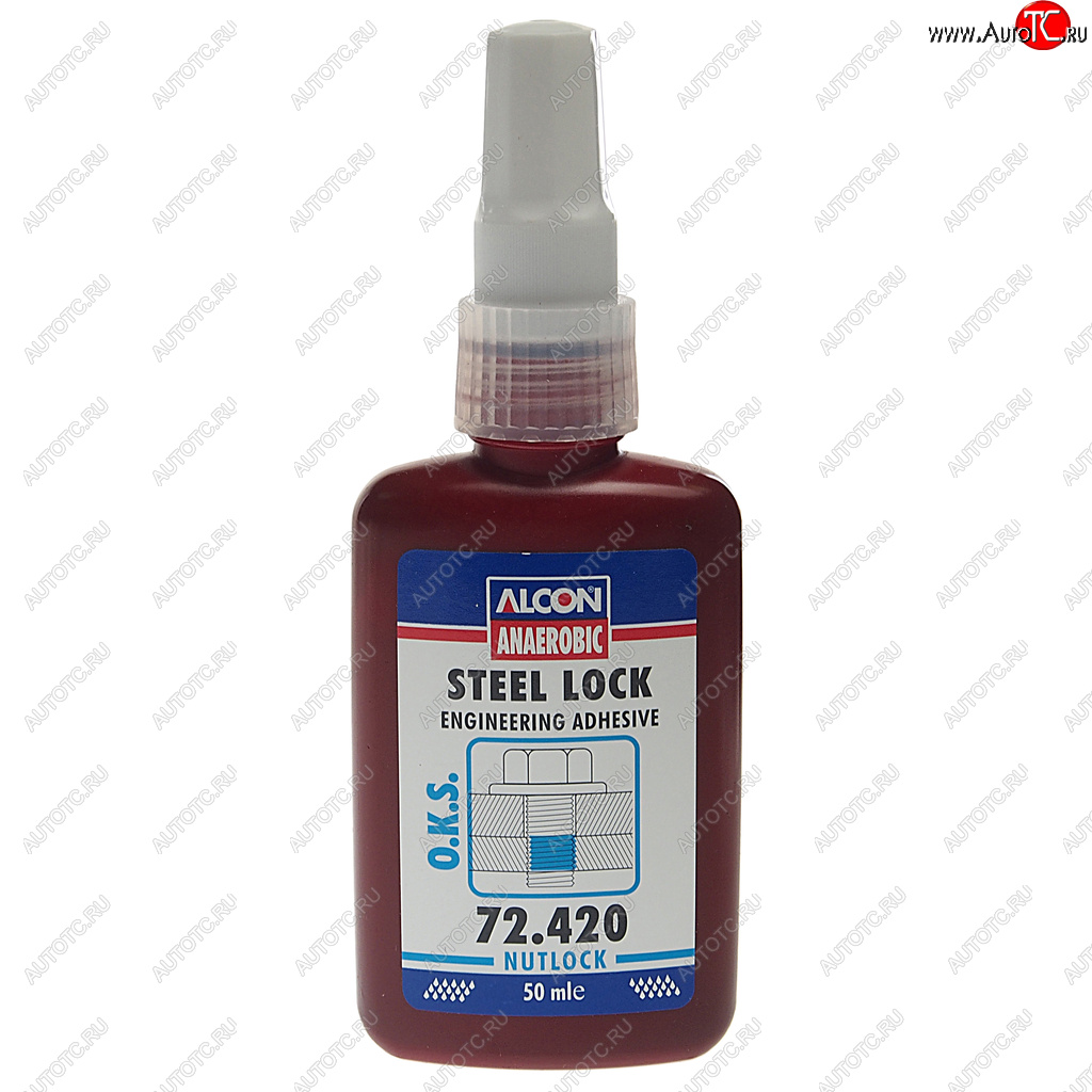 369 р. Фиксатор резьбы анаэробный средней фиксации 50мл ALCON ALCON m-7242 ALCON m-7242  с доставкой в г. Керчь