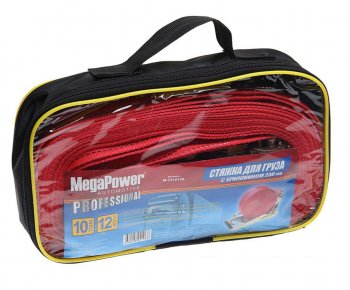 1 669 р. Стяжка крепления груза 10т 12м-50мм (полиэстер) с храповиком MEGAPOWER MEGAPOWER-AUTOMOTIVE m-731012s  с доставкой в г. Керчь. Увеличить фотографию 3