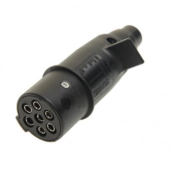 439 р. Разъем электрический прицепа ISO 1185 Type N 7-полюсный (вилка пластик) MARSHALL MARSHALL m7341001  с доставкой в г. Керчь. Увеличить фотографию 1