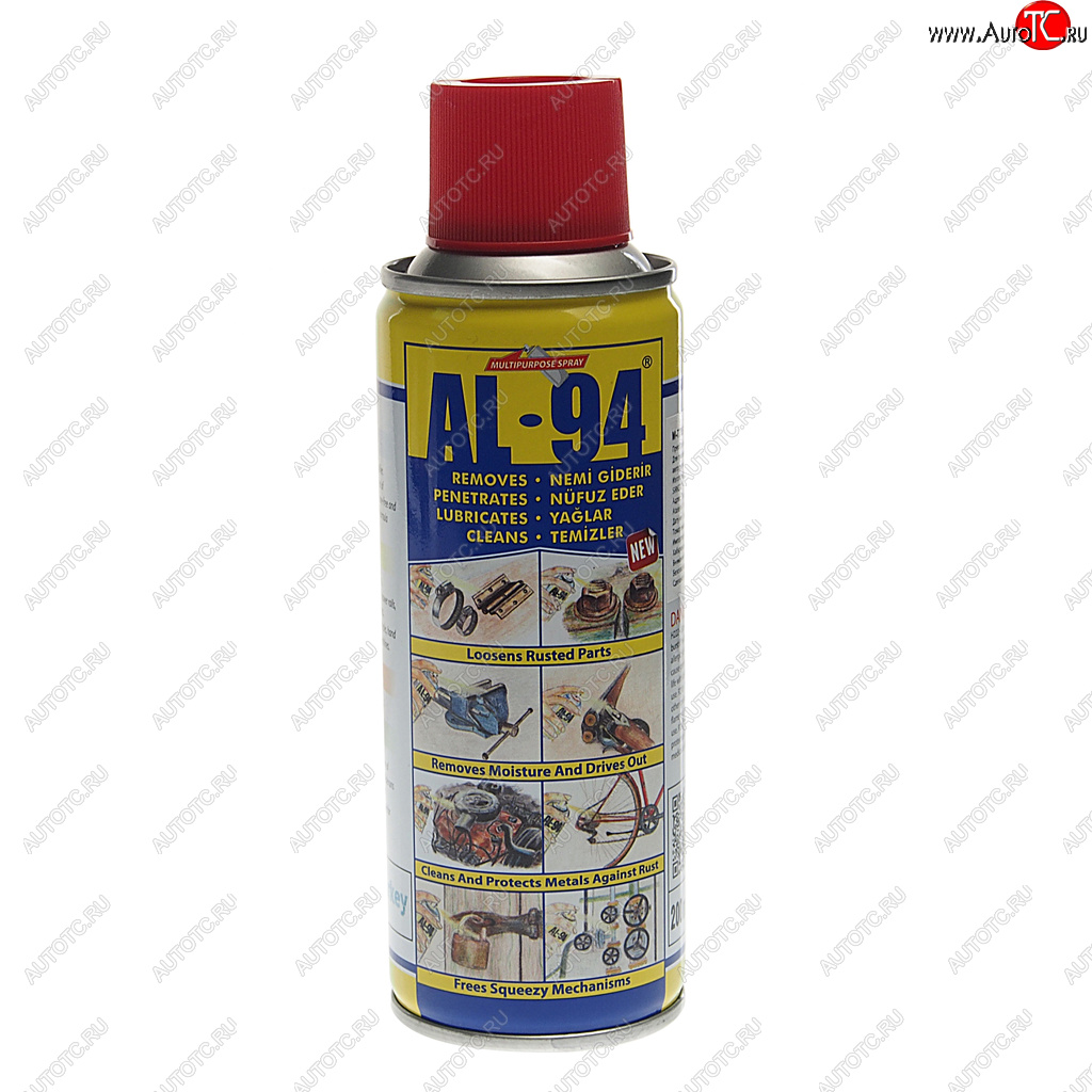 243 р. Смазка универсальная проникающая AL-94 200мл аэрозоль ALCON ALCON m-7706  с доставкой в г. Керчь