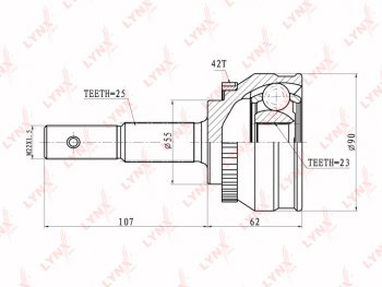 2 159 р. Опора амортизатора MAZDA 323 (98-04) заднего правого LYNX LYNX ma1030r  с доставкой в г. Керчь. Увеличить фотографию 4