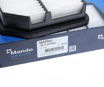 499 р. Фильтр воздушный KIA Cerato (06-) (1.6) MANDO MANDO maf041  с доставкой в г. Керчь. Увеличить фотографию 3