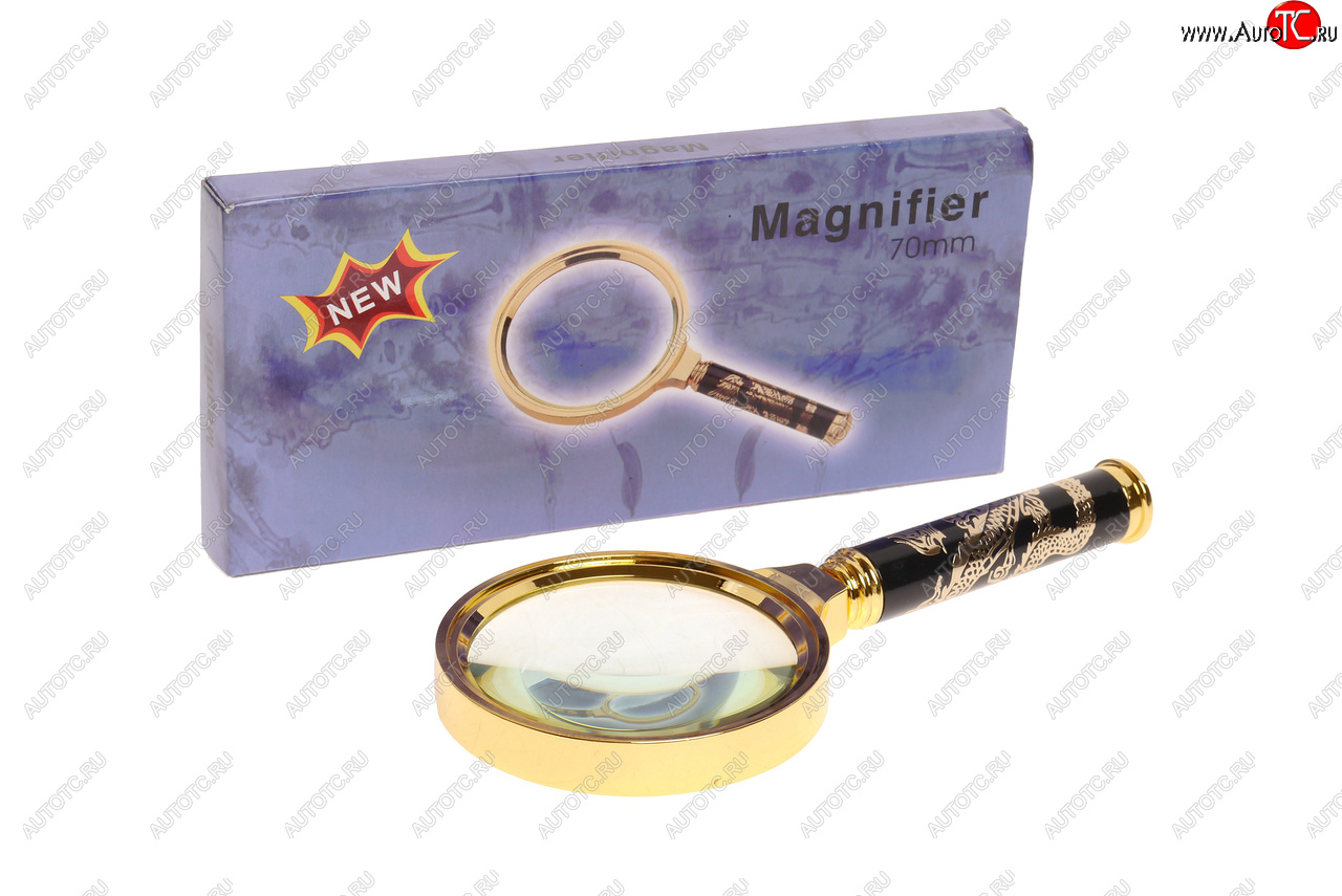 241 р. Лупа 70мм металлическая оправа MAGNIFER MAGNIFER magnifer  с доставкой в г. Керчь