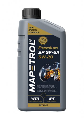 1 199 р. Масло моторное PREMIUM SP GF-6A 5W20 синт.1л MAPETROL MAPETROL map0015  с доставкой в г. Керчь. Увеличить фотографию 1