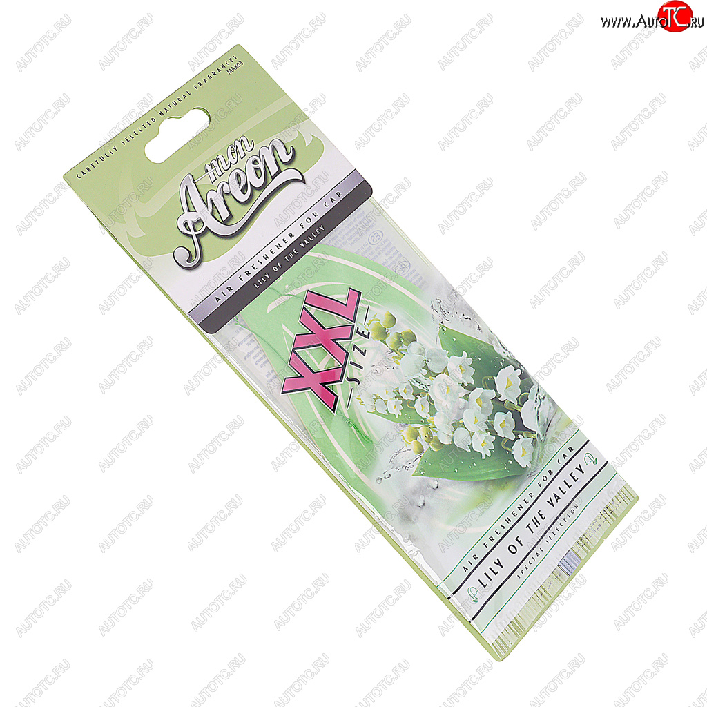 127 р. Ароматизатор подвесной пластина (ландыш) Mon XXL AREON AREON max03  с доставкой в г. Керчь