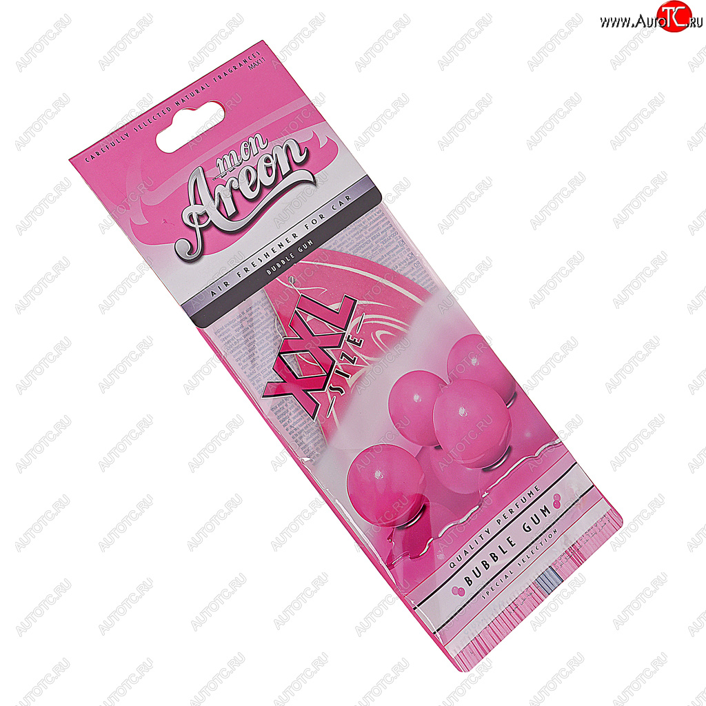 127 р. Ароматизатор подвесной пластина (bubble gum) Mon XXL AREON AREON max11  с доставкой в г. Керчь