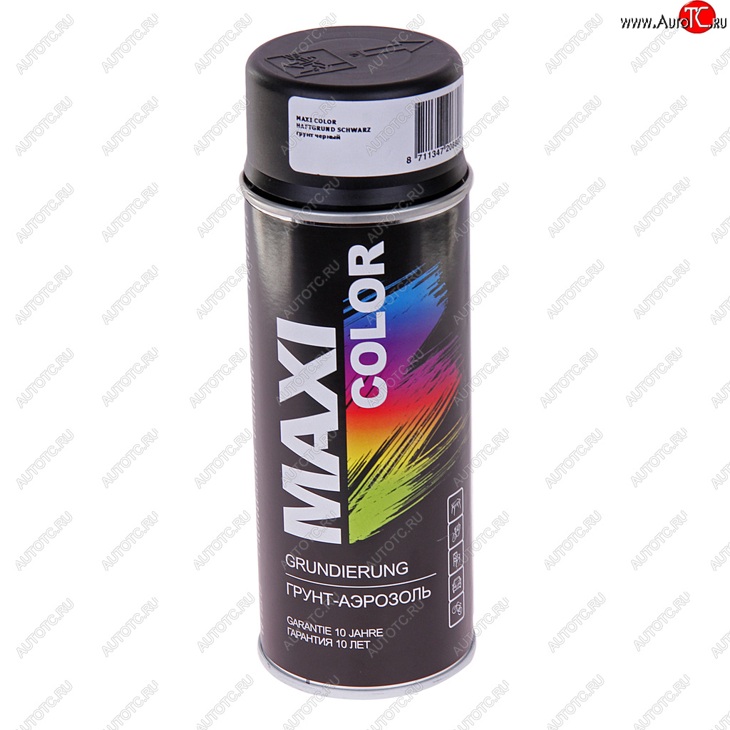 529 р. Грунт черный аэрозоль 0.4л MAXI COLOR MAXI COLOR maxi color 0004mx  с доставкой в г. Керчь