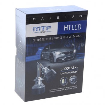 6 899 р. Лампа светодиодная 12V H1 P14.5s (2шт.) MTF MTF mb01k6  с доставкой в г. Керчь. Увеличить фотографию 2