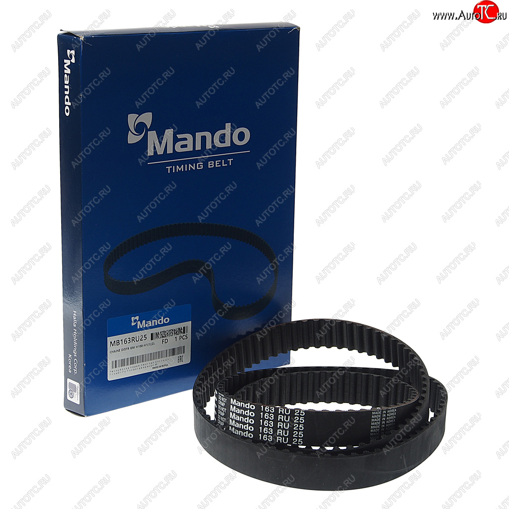 519 р. Ремень ГРМ HYUNDAI Porter (163х25.4) MANDO MANDO mb163ru25  с доставкой в г. Керчь