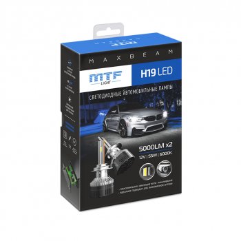 7 899 р. Лампа светодиодная 12V H19 PU43t-3 (2шт.) MTF MTF mb19k6  с доставкой в г. Керчь. Увеличить фотографию 9