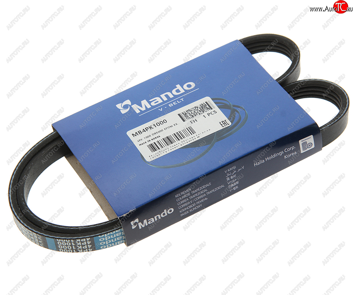 153 р. Ремень приводной поликлиновой 4PK1000 MANDO MANDO mb4pk1000  с доставкой в г. Керчь