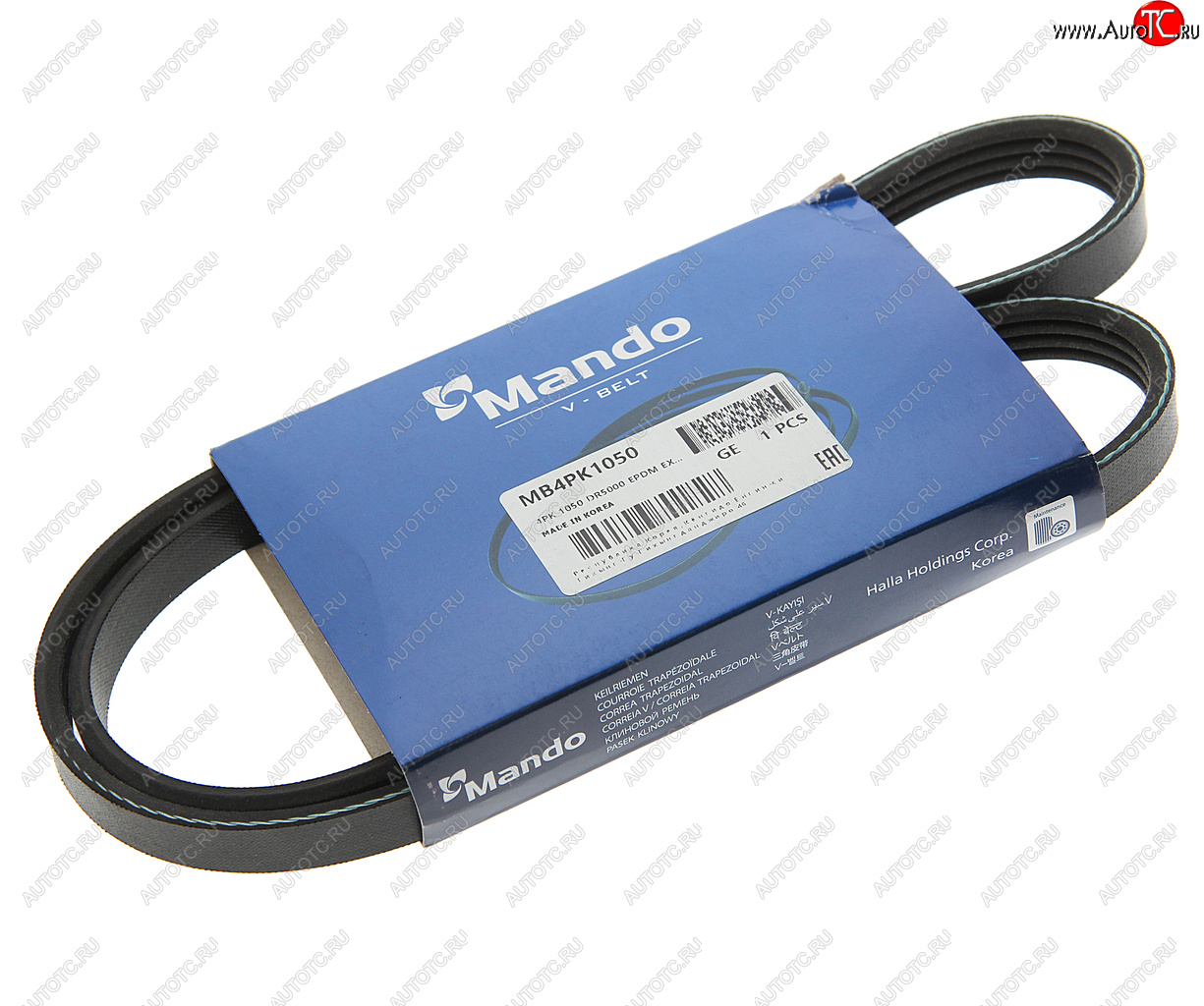 221 р. Ремень приводной поликлиновой 4PK1050 MANDO MANDO mb4pk1050  с доставкой в г. Керчь