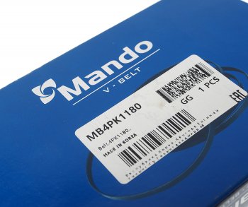 399 р. Ремень приводной поликлиновой 4PK1180 MANDO MANDO mb4pk1180  с доставкой в г. Керчь. Увеличить фотографию 2