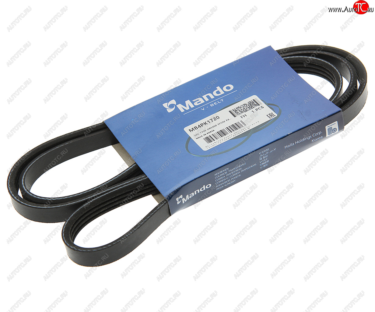 278 р. Ремень приводной поликлиновой 4PK1720 MANDO MANDO mb4pk1720 MANDO mb4pk1720  с доставкой в г. Керчь