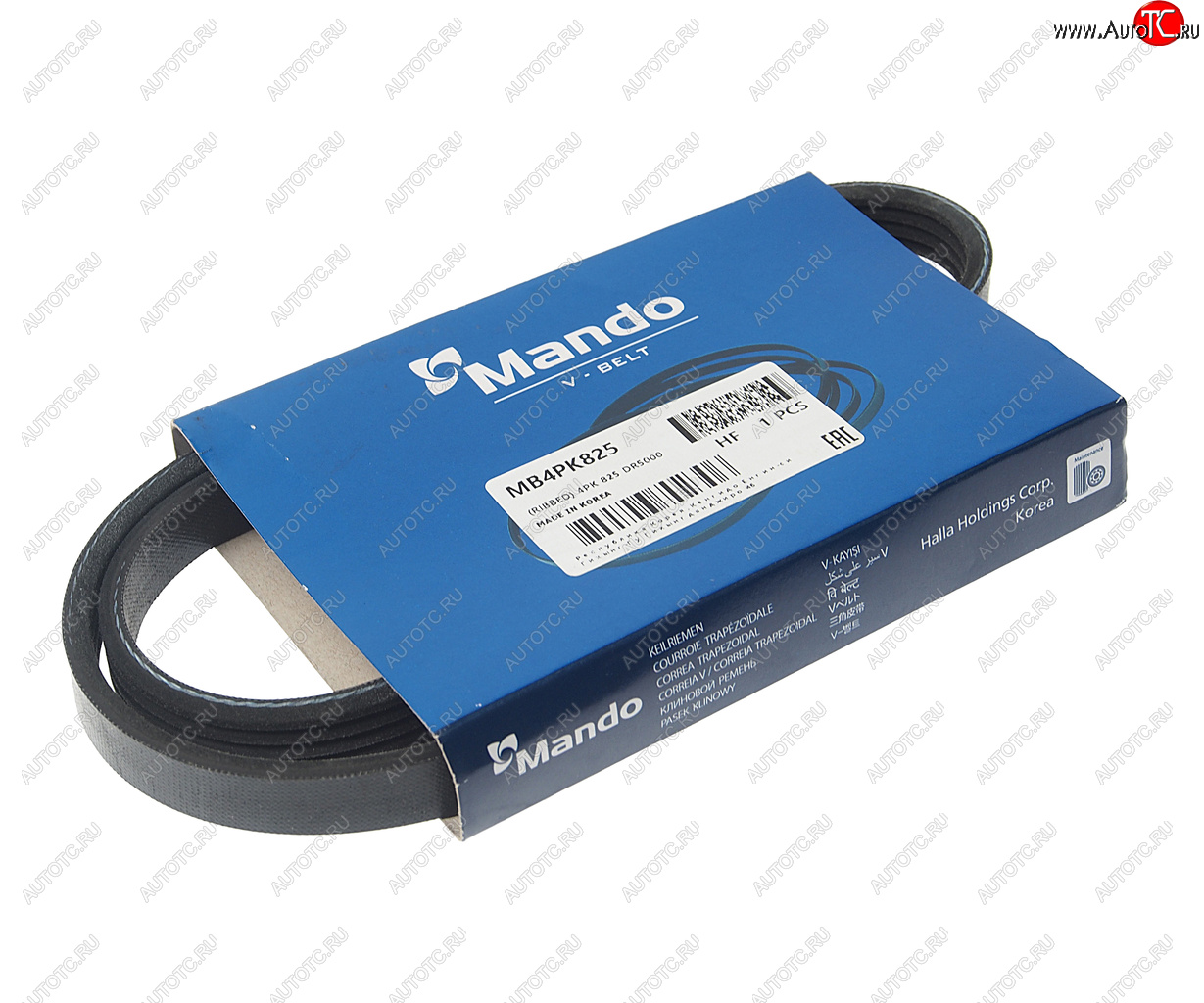 329 р. Ремень приводной поликлиновой 4PK825 MANDO MANDO mb4pk825  с доставкой в г. Керчь