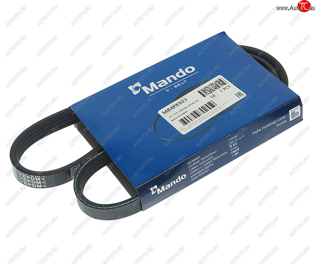 169 р. Ремень приводной поликлиновой 4PK923 MANDO MANDO mb4pk923  с доставкой в г. Керчь