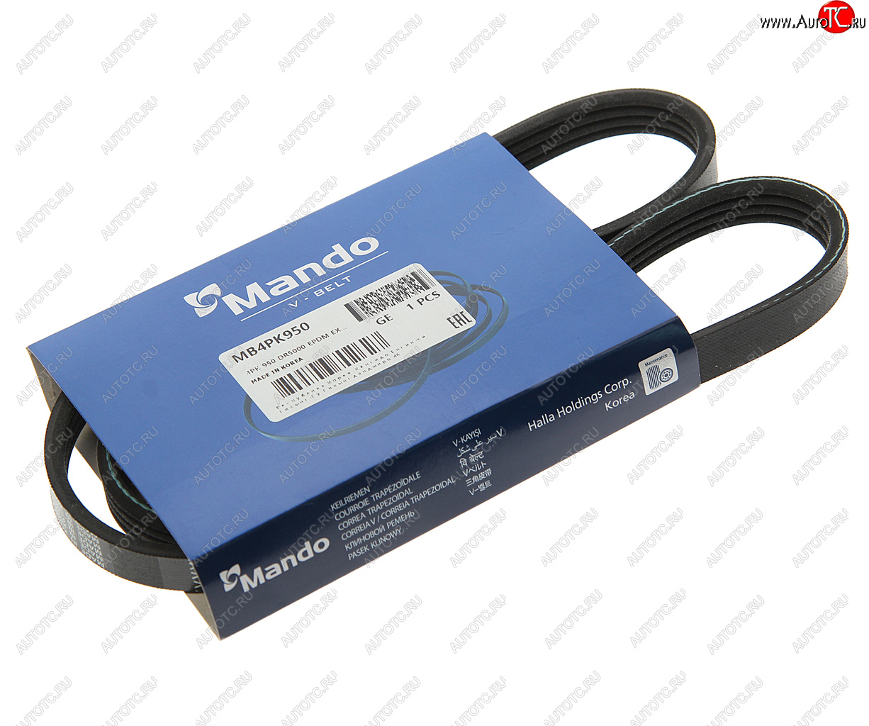 339 р. Ремень приводной поликлиновой 4PK950 MANDO MANDO mb4pk950 MANDO mb4pk950  с доставкой в г. Керчь