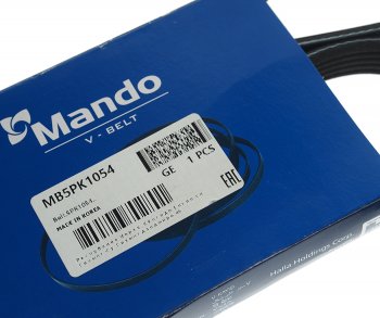 319 р. Ремень приводной поликлиновой 5PK1054 MANDO MANDO mb5pk1054 MANDO mb5pk1054  с доставкой в г. Керчь. Увеличить фотографию 3