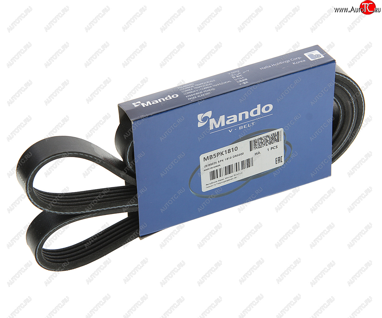 339 р. Ремень приводной поликлиновой 5PK1810 MANDO MANDO mb5pk1810  с доставкой в г. Керчь