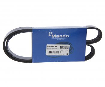 469 р. Ремень приводной поликлиновой 6PK1095 MANDO MANDO mb6pk1095  с доставкой в г. Керчь. Увеличить фотографию 1