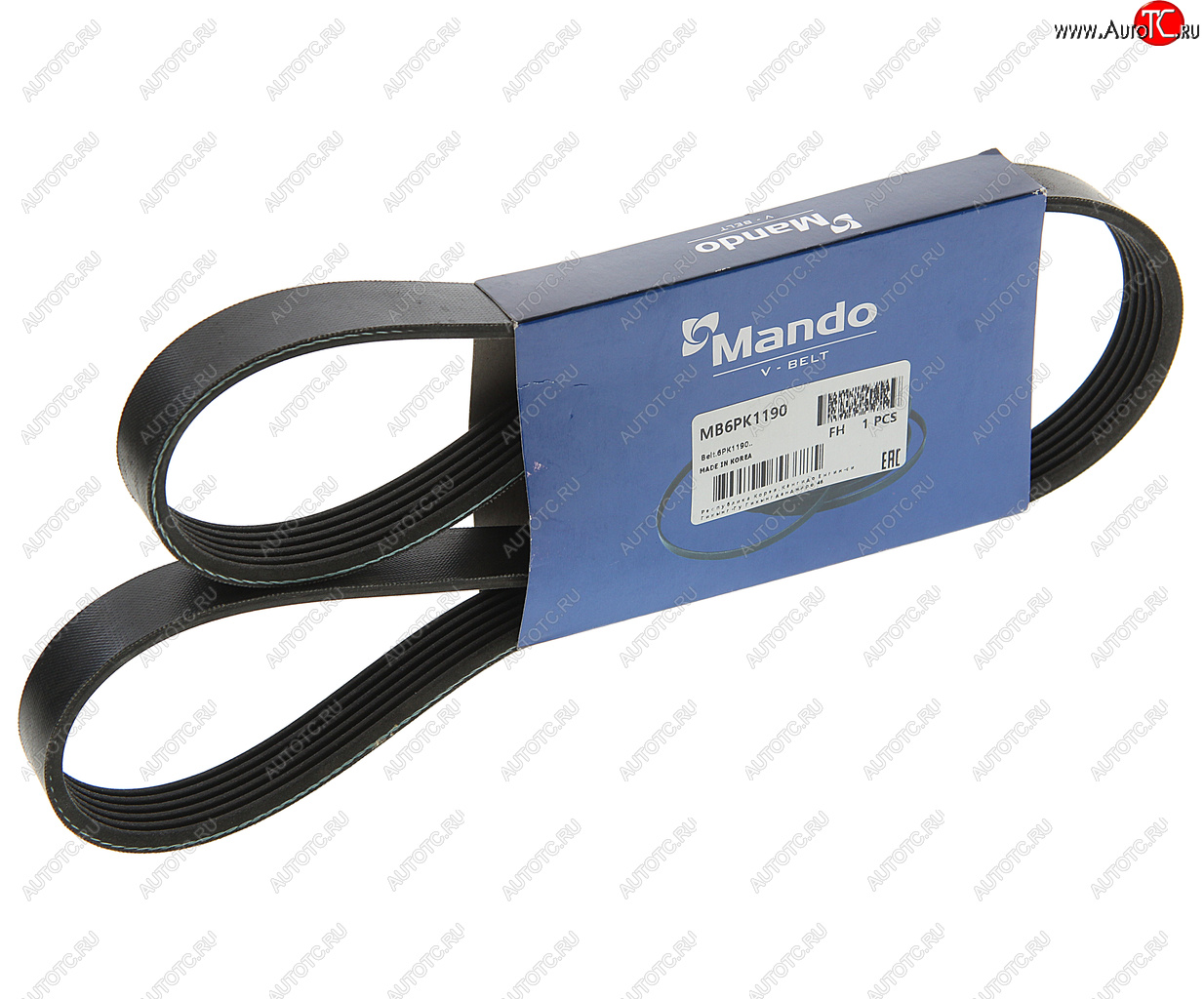 549 р. Ремень приводной поликлиновой 6PK1190 MANDO MANDO mb6pk1190  с доставкой в г. Керчь