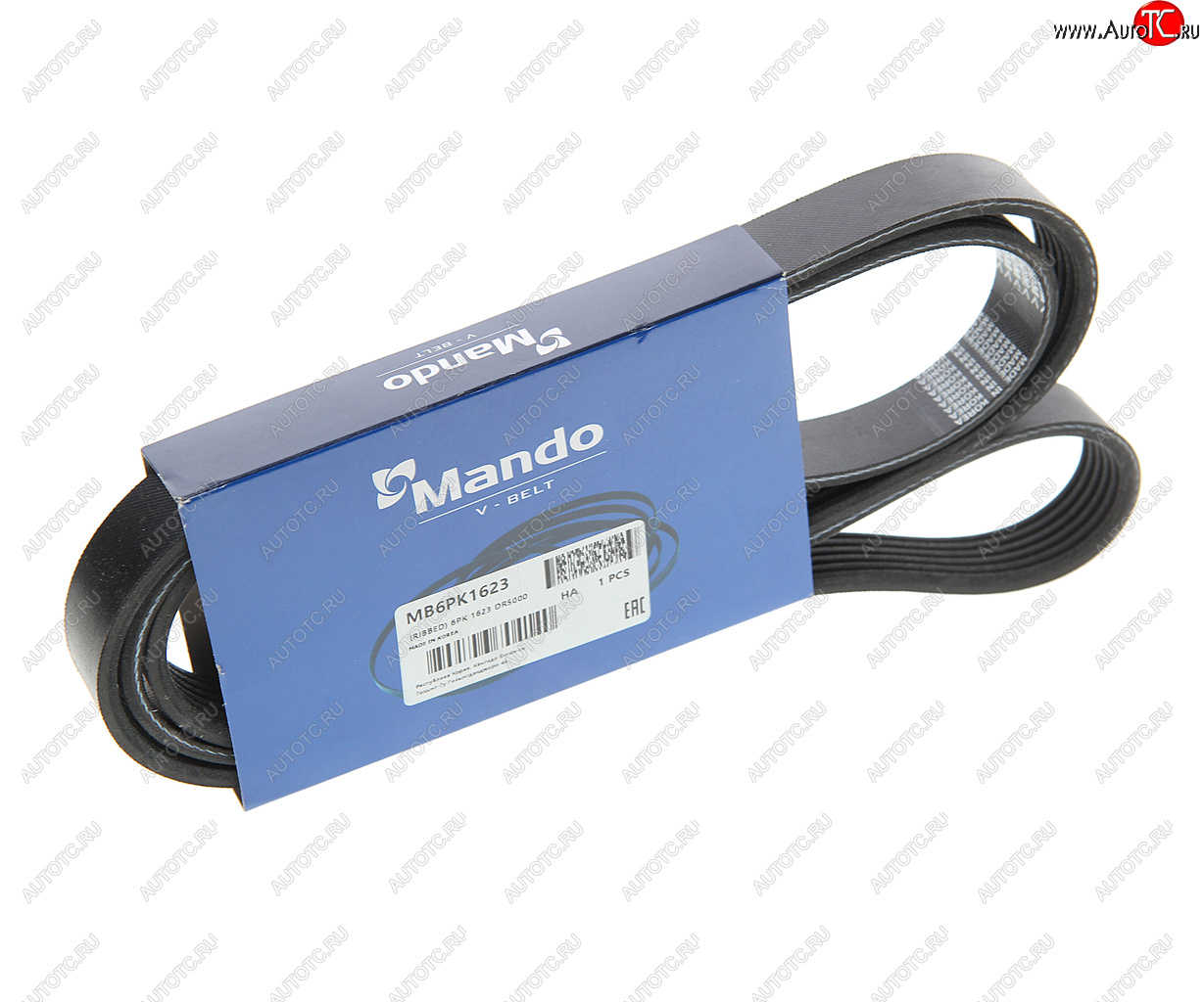 839 р. Ремень приводной поликлиновой 6PK1623 MANDO MANDO mb6pk1623  с доставкой в г. Керчь