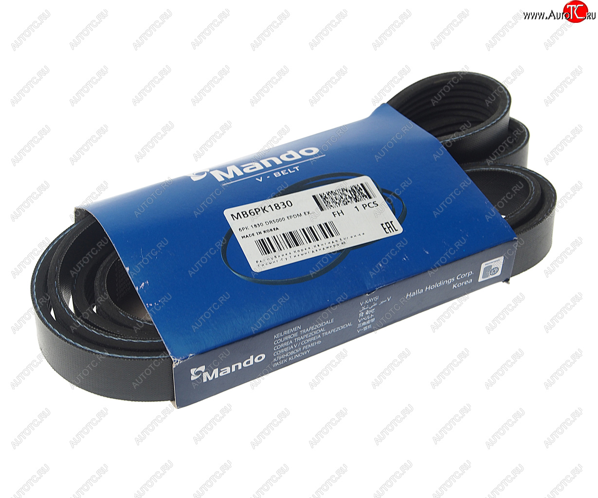 469 р. Ремень приводной поликлиновой 6PK1830 MITSUBISHI Outlander (03-) MANDO MANDO mb6pk1830  с доставкой в г. Керчь