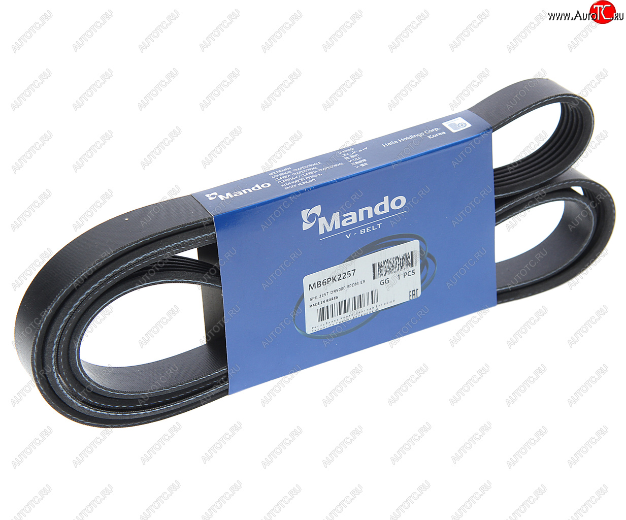 1 019 р. Ремень приводной поликлиновой 6PK2257 MANDO MANDO mb6pk2257  с доставкой в г. Керчь