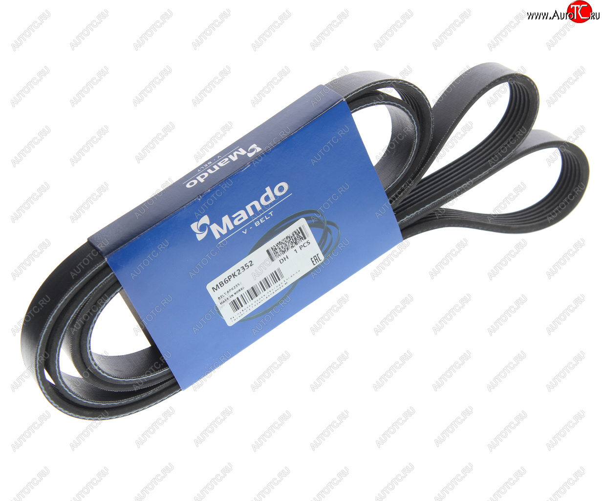 529 р. Ремень приводной поликлиновой 6PK2352 MANDO MANDO mb6pk2352  с доставкой в г. Керчь