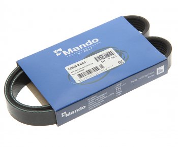 349 р. Ремень приводной поликлиновой 6PK880 CHEVROLET Aveo (03-) MANDO MANDO mb6pk880  с доставкой в г. Керчь. Увеличить фотографию 1