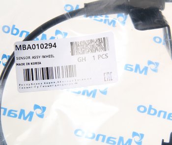 2 299 р. Датчик АБС KIA Mohave (19-) колеса переднего левого MANDO MANDO mba010294 MANDO mba010294  с доставкой в г. Керчь. Увеличить фотографию 2