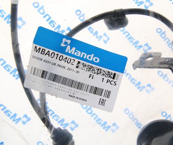 1 649 р. Датчик АБС KIA Rio (11-) колеса заднего левого MANDO MANDO mba010402  с доставкой в г. Керчь. Увеличить фотографию 2