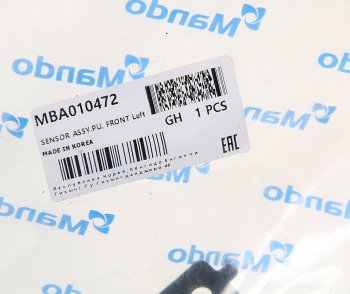 839 р. Датчик АБС KIA Bongo 3 (14-) (2.5-A2) (4WD) колеса переднего левого MANDO MANDO mba010472  с доставкой в г. Керчь. Увеличить фотографию 2