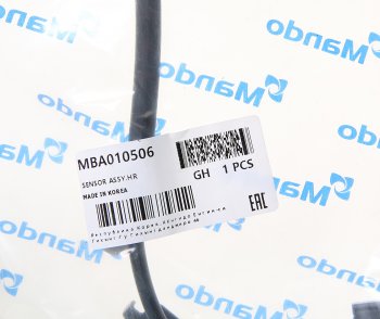 1 099 р. Датчик АБС HYUNDAI Porter 2 (16-) (4WD) колеса переднего правого MANDO MANDO mba010506  с доставкой в г. Керчь. Увеличить фотографию 2