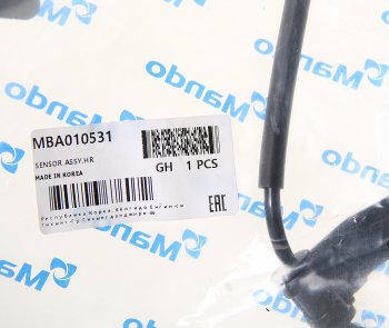 1 779 р. Датчик АБС HYUNDAI Porter 2 (17-) (2WD) колеса заднего левого MANDO MANDO mba010531 MANDO mba010531  с доставкой в г. Керчь. Увеличить фотографию 2