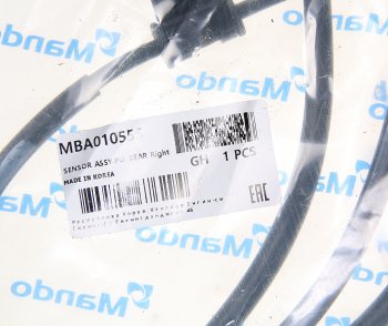 1 149 р. Датчик АБС KIA Bongo 3 (15-) (2.5-A2) (2WD) колеса заднего правого MANDO MANDO mba010555 MANDO mba010555  с доставкой в г. Керчь. Увеличить фотографию 2