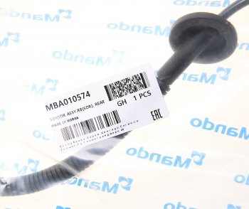 1 699 р. Датчик АБС HYUNDAI Solaris (16-) KIA Rio (16-) колеса заднего правого MANDO MANDO mba010574  с доставкой в г. Керчь. Увеличить фотографию 2