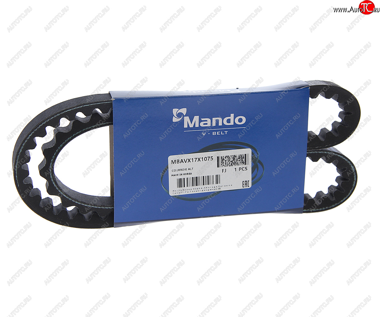 849 р. Ремень приводной клиновой 17х1075 MANDO MANDO mbavx17x1075  с доставкой в г. Керчь