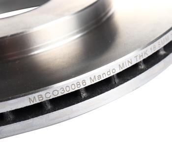2 199 р. Диск тормозной PEUGEOT 306 (97-02),206 (08-) CITROEN Xsara (97-05) передний (1шт.) MANDO MANDO mbc030086 MANDO mbc030086  с доставкой в г. Керчь. Увеличить фотографию 5