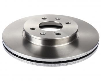 3 899 р. Диск тормозной HYUNDAI Solaris (11-) KIA Rio (11-) передний (1шт.) MANDO MANDO mbc030275 MANDO mbc030275  с доставкой в г. Керчь. Увеличить фотографию 1