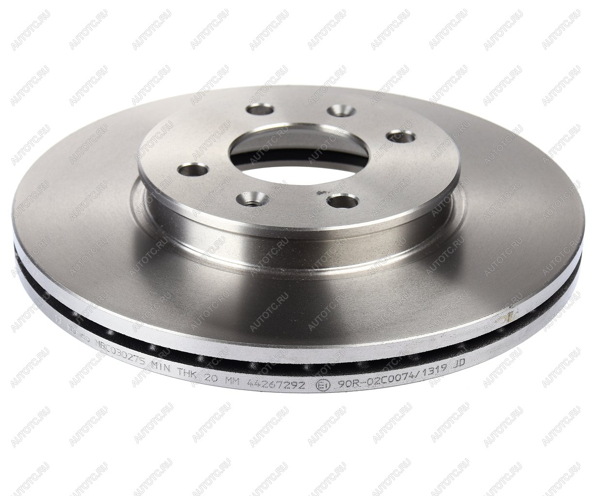 3 899 р. Диск тормозной HYUNDAI Solaris (11-) KIA Rio (11-) передний (1шт.) MANDO MANDO mbc030275 MANDO mbc030275  с доставкой в г. Керчь