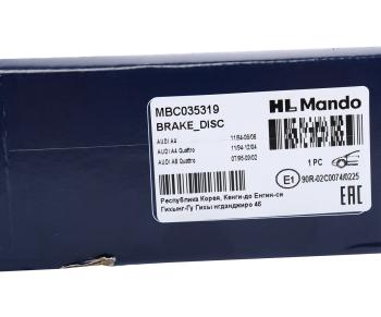 2 889 р. Диск тормозной VW Passat (05-10) AUDI A4 (94-00) передний (1шт.) MANDO MANDO mbc035319 MANDO mbc035319  с доставкой в г. Керчь. Увеличить фотографию 7