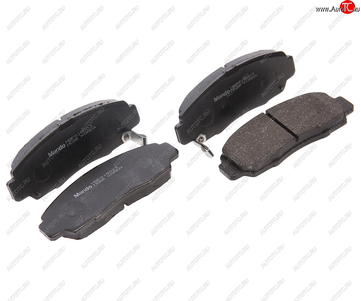 1 569 р. Колодки тормозные передние (4шт.) MANDO Honda Civic FK,FN хэтчбэк 5 дв. дорестайлинг (2005-2008)  с доставкой в г. Керчь