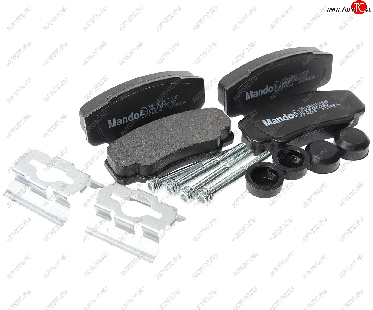 1 739 р. Колодки тормозные PEUGEOT Boxer CITROEN Jumper FIAT Ducato (94-) задние (4шт.) MANDO MANDO mbf015030  с доставкой в г. Керчь